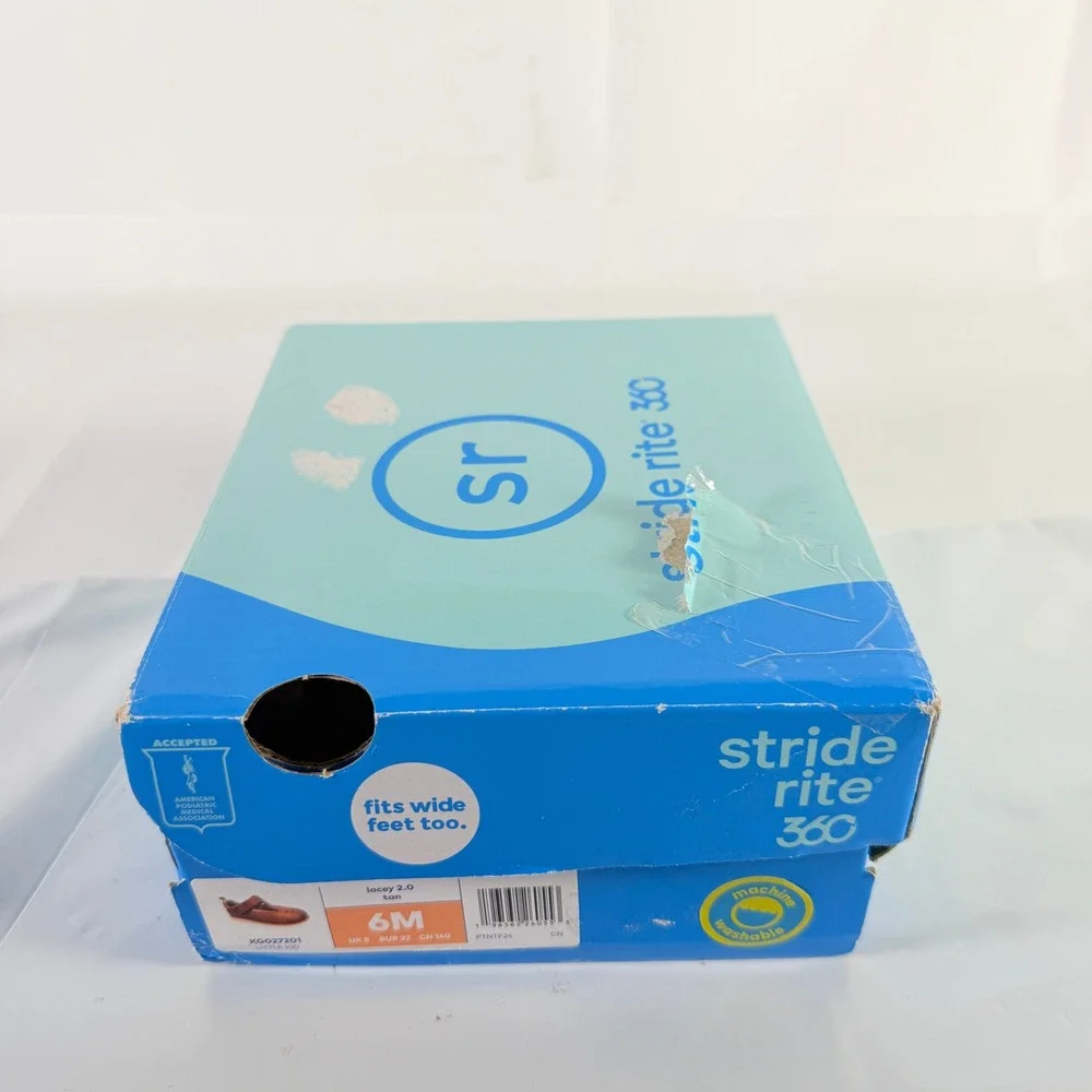 Stride Rite 360 Little Kid Lacey 2.0 Tan Mary Jane Shoes Size 6M NIB